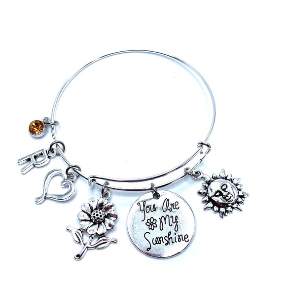 You Are My Sunshine Bracelet May Be Personalized - Picture 6 of 7